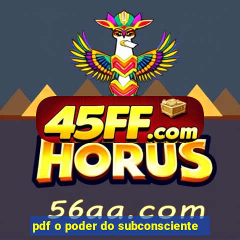 pdf o poder do subconsciente